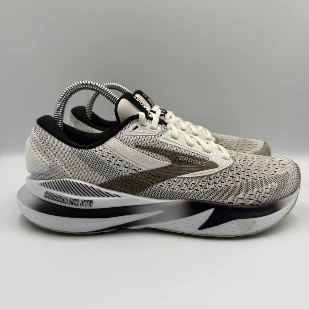 Brooks Adrenaline GTS 24 Women's Size 8.5 White Black Running Shoes Sneakers‎